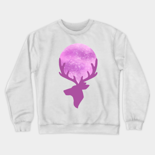Pastel Pink Space Deer